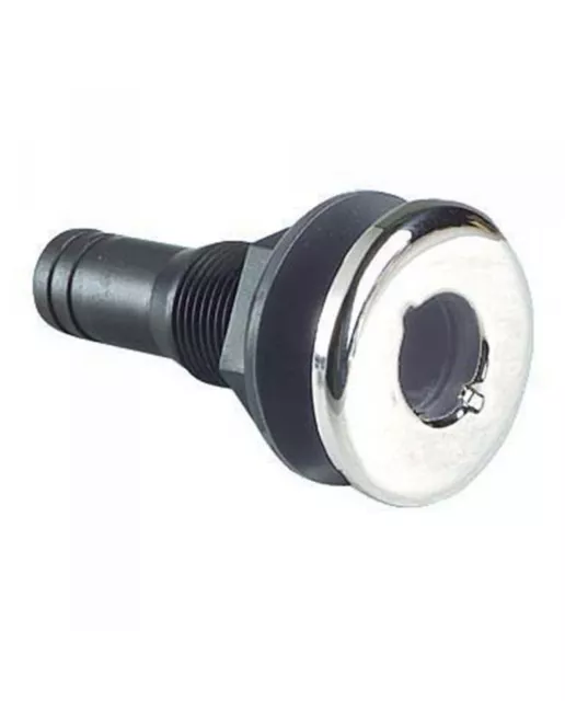 Passe-coque nylon/inox 3/4'' - ø20 mm