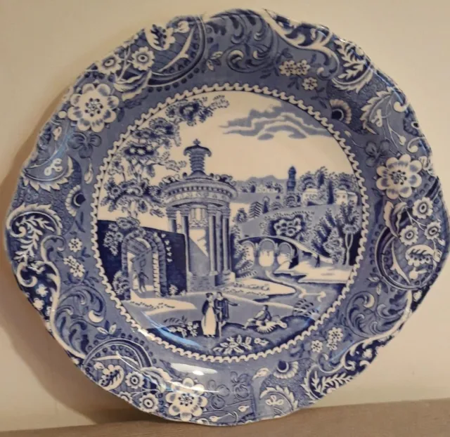 W.R. Midwinter Ltd Landscape Blue Luncheon Plate