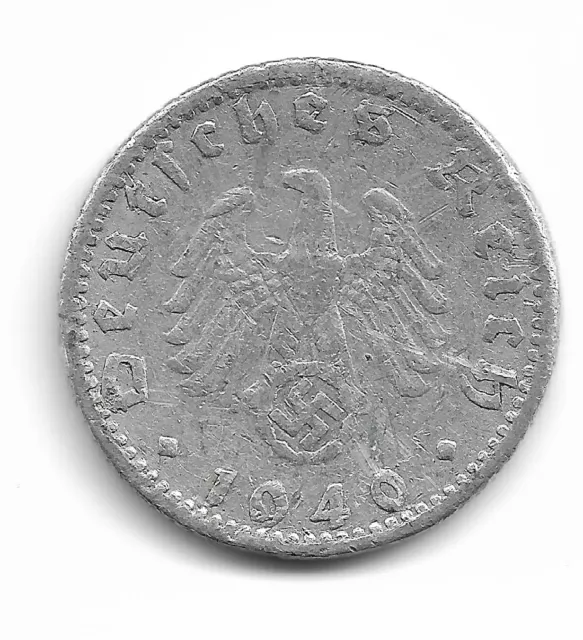 Deutschland, Drittes Reich: 50 Pfennig 1940D