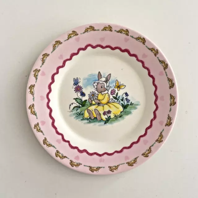 Bunnykins Bunny Rabbit Royal Doulton Childrens Kids Plate