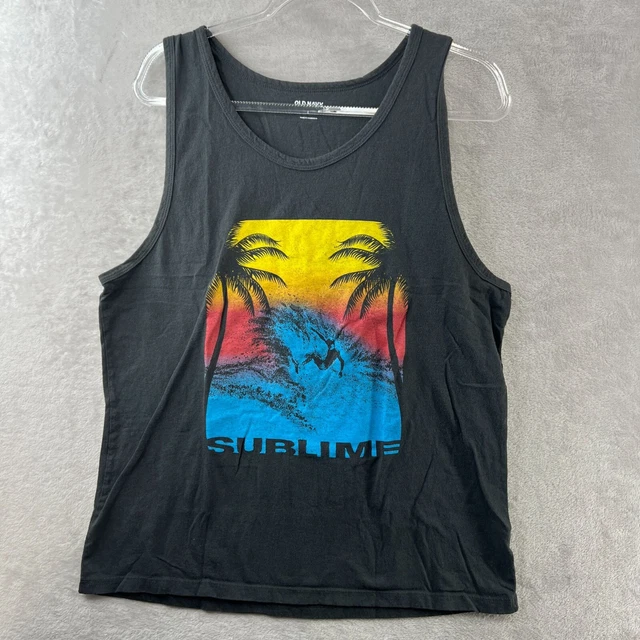 Sublime Shirt Mens Large Palm Tree Graphic Tank Top from Old Navy