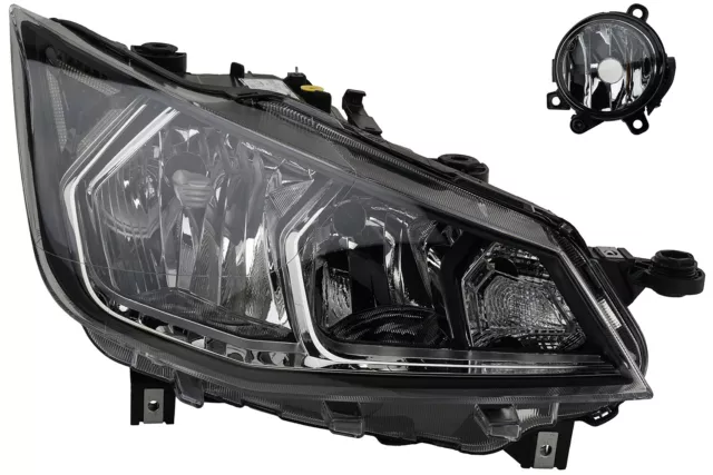 Faro Principal Sw Apto para Seat Ibiza KJ 17- Der. M Lwr Con Tfl LED + Niebla