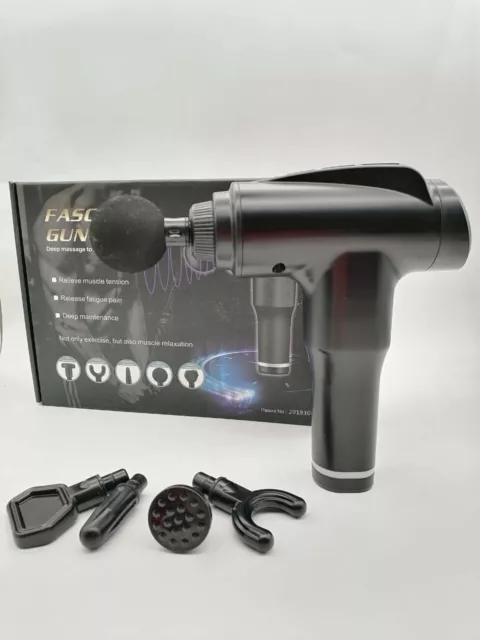 Fascial Gun Massager Muscle Deep Tissue 6 Speed Vibration Massage Free Shipping