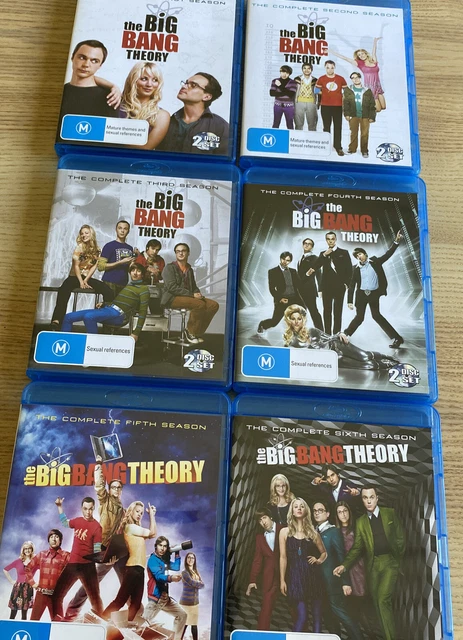 THE BIG BANG THEORY BLU-RAY SEASONS 1 2 3 4 5 6 DVD Bulk Lot Pal ...