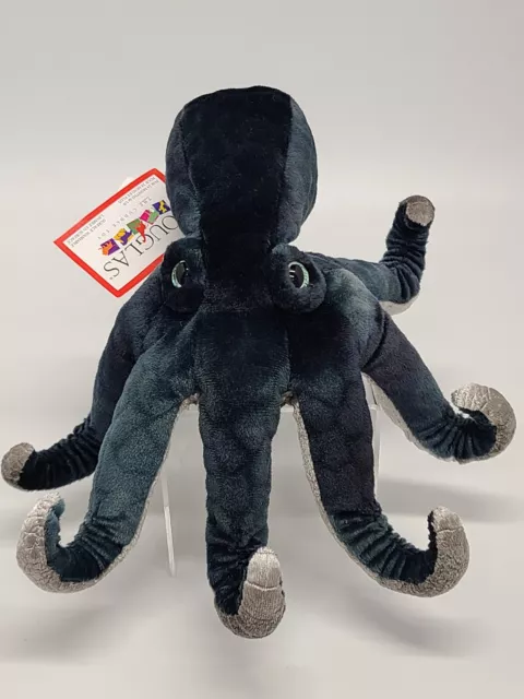 Douglas Cuddle Toys Winky the Octopus Stuffed 11” Plush Animal #3812 Blue Gray