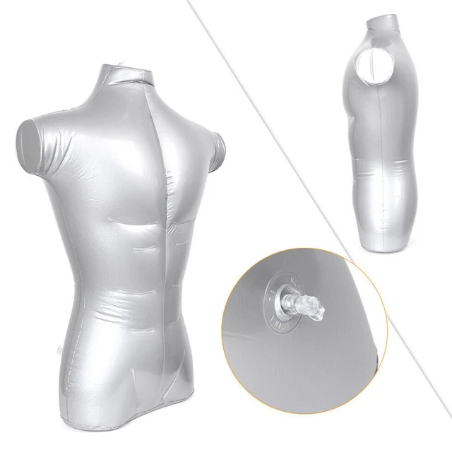 Brand New Inflatable Figure Half Body PVC Portable Torso 1pcs 72cm/28in
