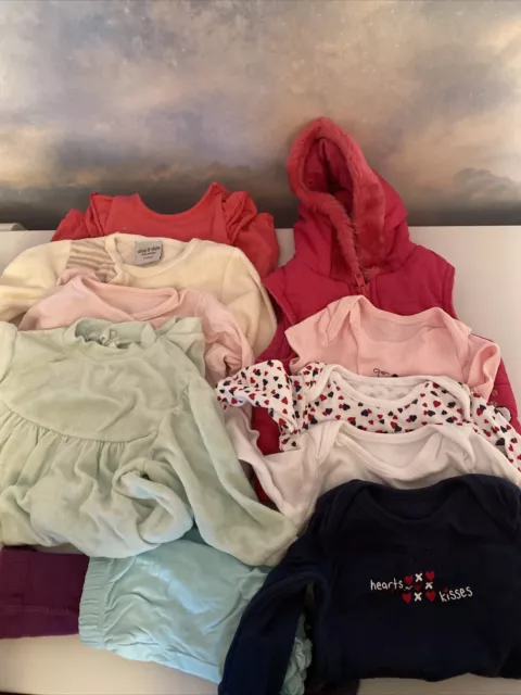 baby girls clothes 0-3 months bundle