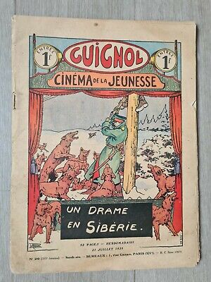 Guignol Cinéma de la jeunesse Les bandits du Lys d’ Or #175 16 Août 1931 