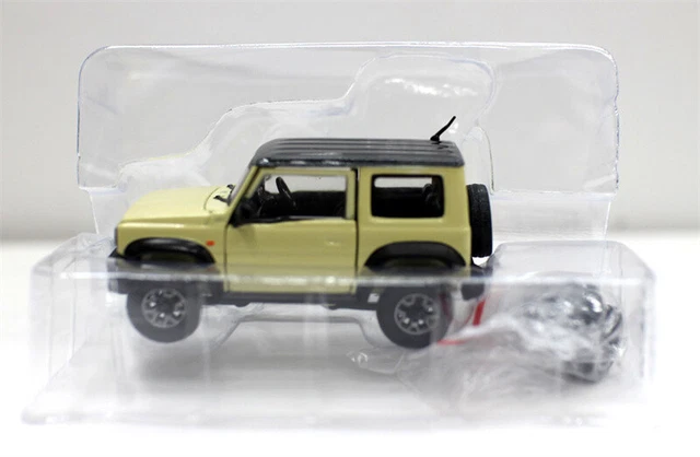 1:64 for BM Creations FOR SUZUKI For JIMNY For Jeep Yellow Right Hand Drive