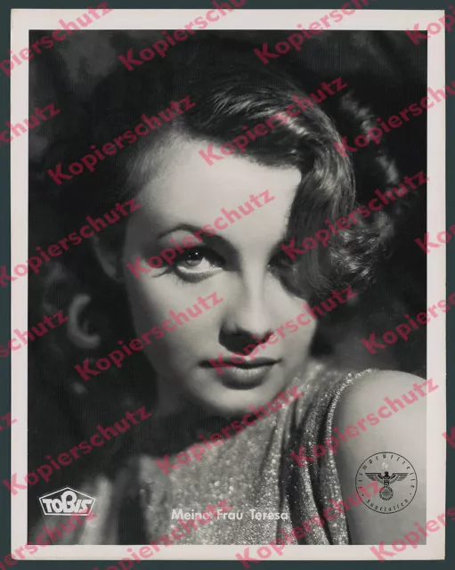 orig Standfoto Elfie Mayerhofer Spielfilm „Meine Frau Theresa“ TOBIS Berlin 1942