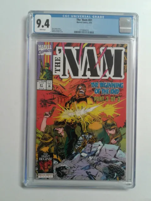 Nam #81 1993 CGC 9.4 Marvel Comics
