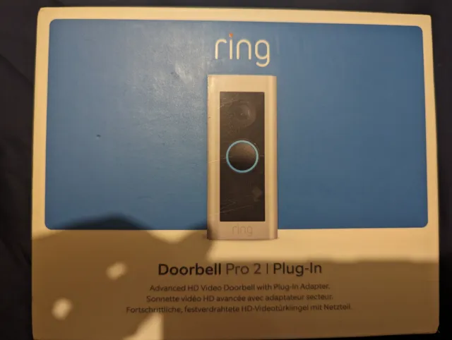 Ring Doorbell Pro 2 - nickel satiné (avec adaptateur plug-in)