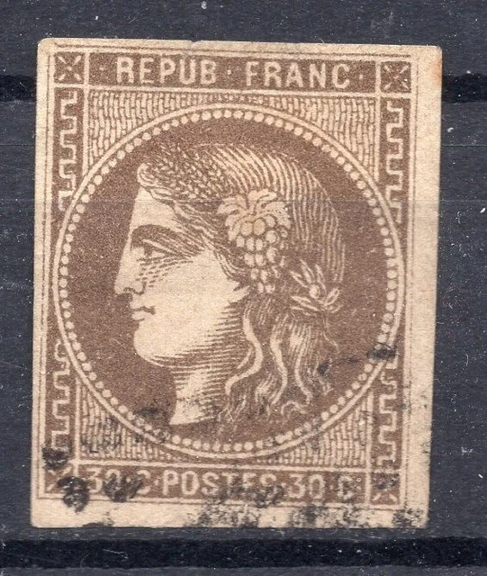 26111 France Classiques Cérès Bordeaux n° 47 YT Cote 280 €
