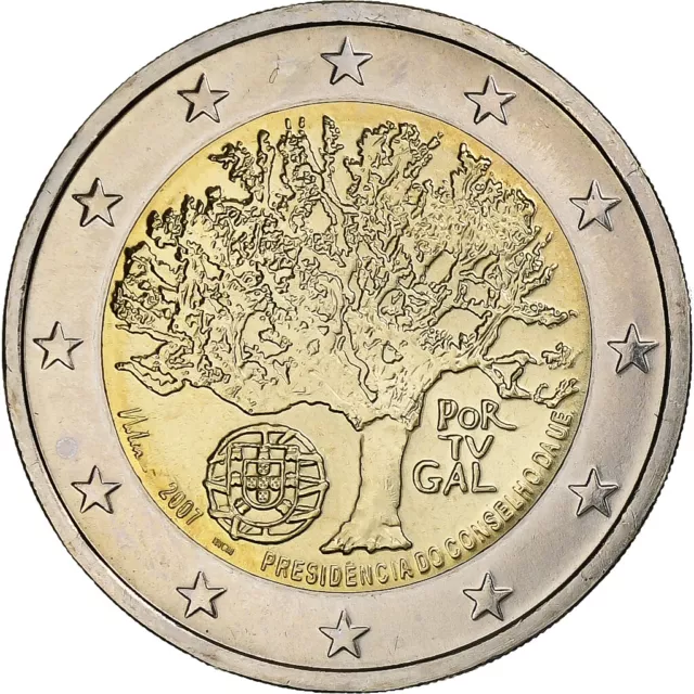 [#1250842] Portugal, 2 Euro, European Union President, 2007, Lisbonne, SPL, Bimé