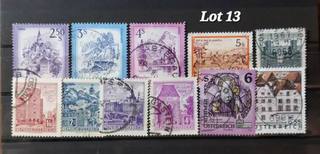 Österreich Austria L'Autrich Lot Sammlung Posten Briefmarken Stamps Sello Timbre