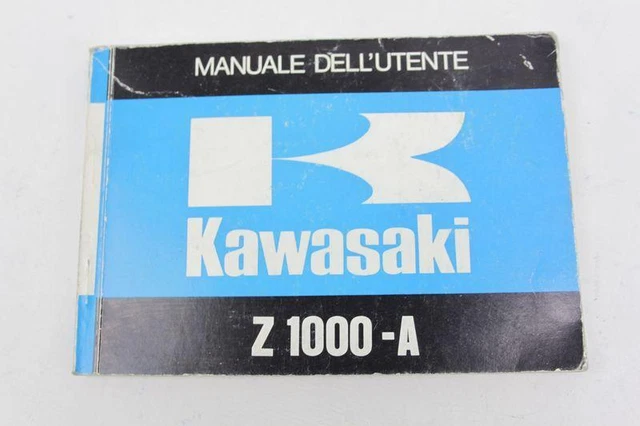 Manuale Uso E Manutenzione Kawasaki Z 1000 A 1977 Libretto Originale Italiano