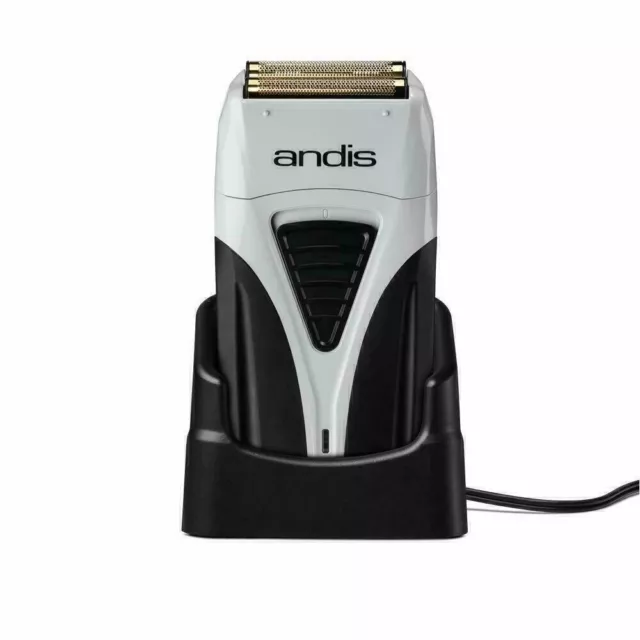 NEW- Andis #17200 Titanium Foil Shaver Profoil Lithium P Razor +Charging Dock US