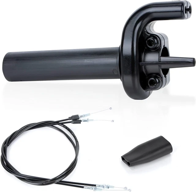 Dirt Bike Throttle Assembly with 2 Cables for YZ WR 250F 426F 450F CRF 150R