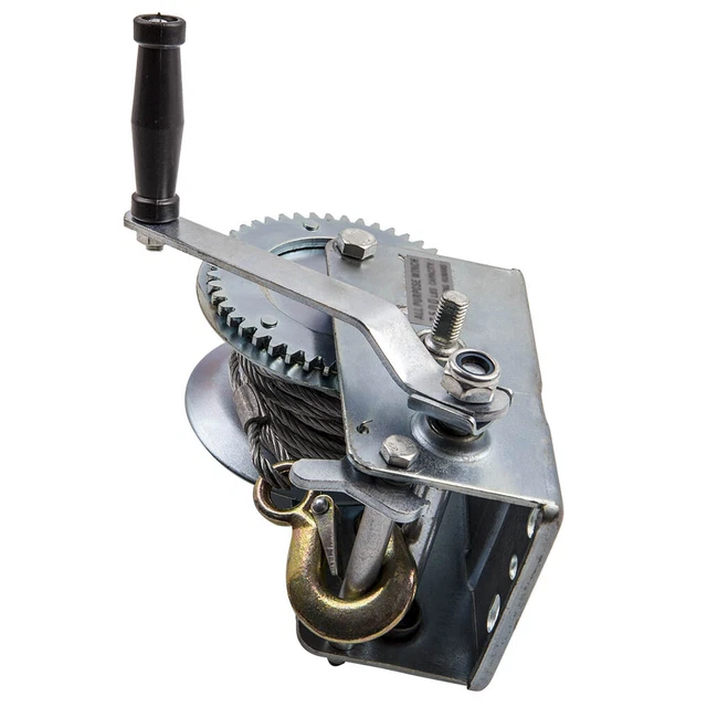 Verricello Manuale A Fune - Portata 1500 Kg, Struttura Rinforzata, Anticorrosione - Foto 9