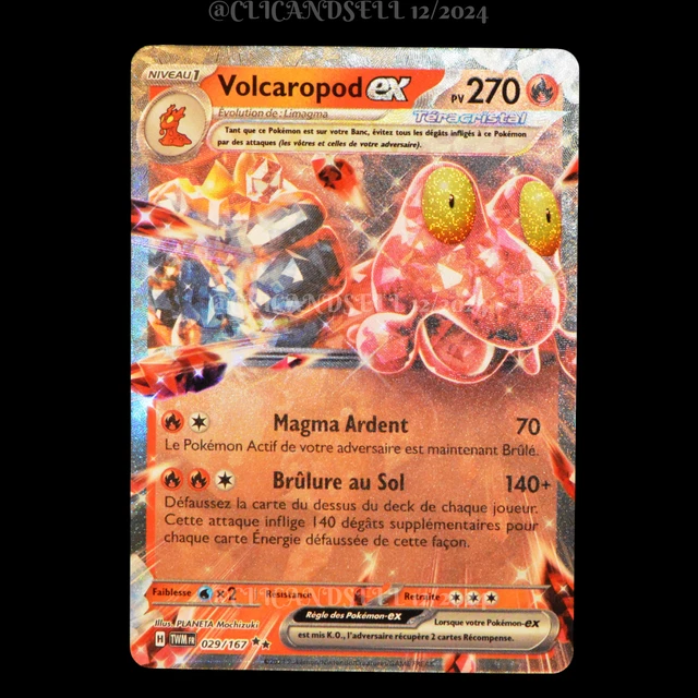 buy Carte Pokémon : Volcaropod Ex (191/167) - EV06 Mascarade Crépusculaire - Neuf buy Carte Pokémon : Volcaropod Ex (191/167) - EV06 Mascarade Crépusculaire - Neuf