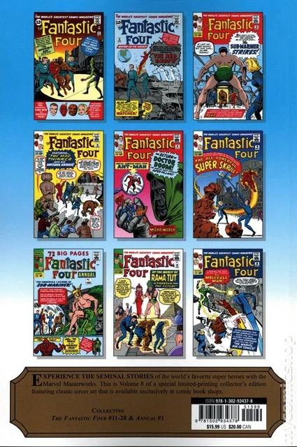Mighty Marvel Masterworks Fantastic Four TPB #2B-1ST NM 2022 Stock Image 2