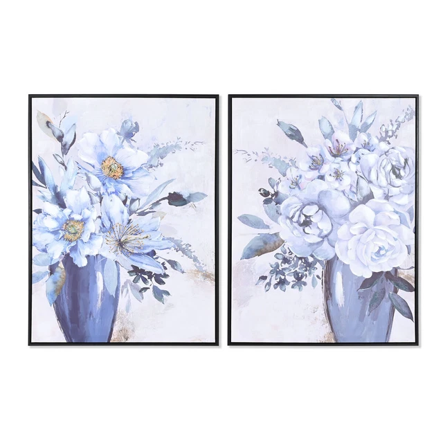 Cadre DKD Home Decor Vase Traditionnel (60 x 3,5 x 80 cm) (2 Unités)