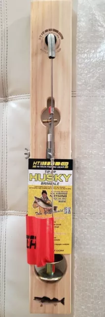 HT HUSKY ICE Fishing Wooden Tip-Up Brimbale Hty-200 New *Free