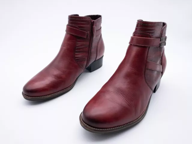 Tamaris Donna Caviglia Boots Stivaletti Scarpe per Tempo Libero Rosso Tg. 41 Eu