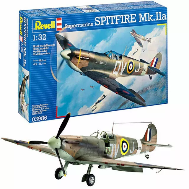 Revell 03986 Supermarine Spitfire Mk.IIa Aircraft Plastic Model Kit 1:32