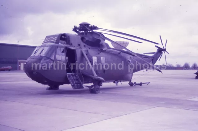 Royal Navy Westland Sea King Helicopter ZD478 1987 Boots 35mm Slide, HE852