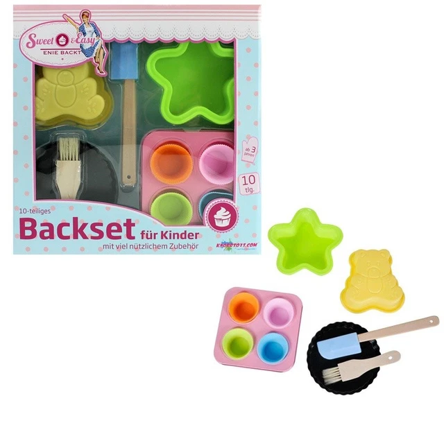 ♥ Backset für Kinder 10-teilig von Enie backt ab 3 Jahre Backen Spielen NEU ♥