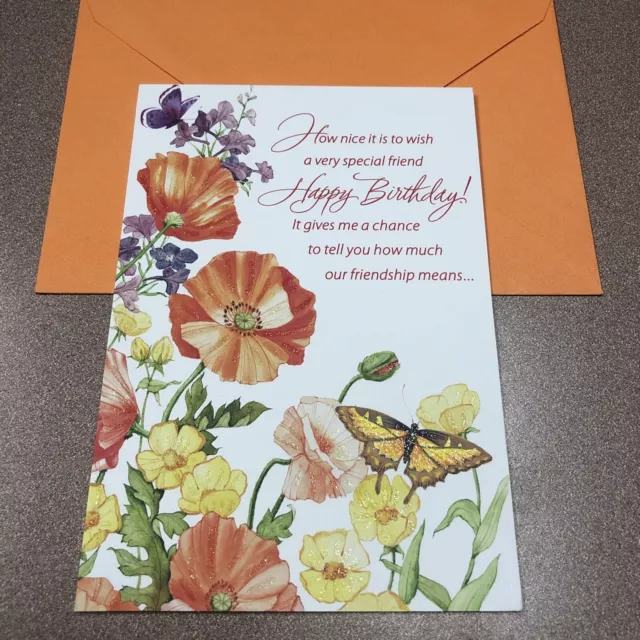 Happy Birthday A Very Special Friend - Sister Mom Mother Hallmark Greeting Card