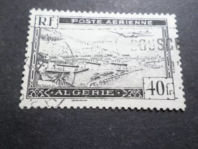 Algerien, 1946/47, Briefmarke Staubfilterbeutel 6, Post Luft Plane, Werte, VF