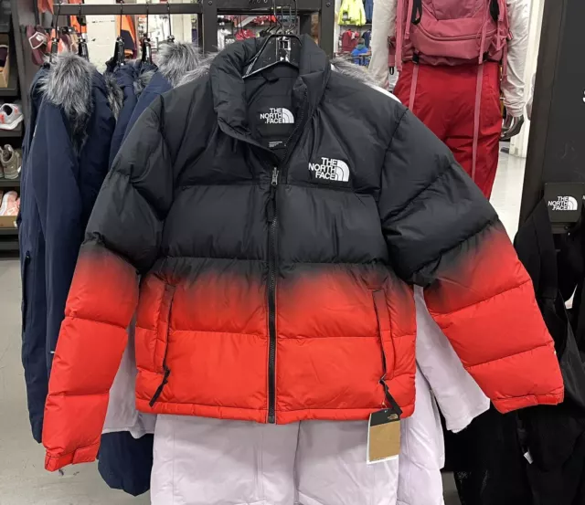 WOMENS The North Face 1996 retro nuptse jacket 700-down/Fiery REd