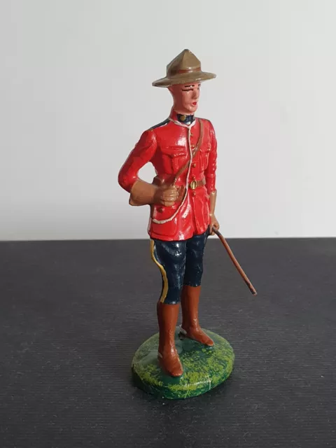 Elastolin Lineol Soldat Mountie Canadier Polizist Militär Wildwest Masse 11 cm