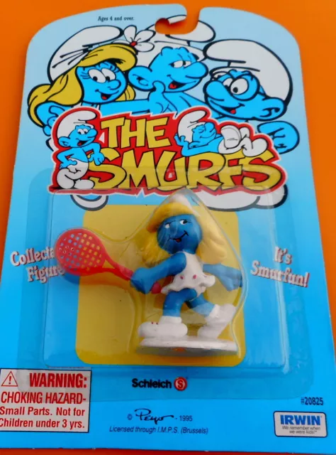 20825 blister Schtroumpfette tennisman  IMPS pitufo puffi smurf schtroumpf neuf