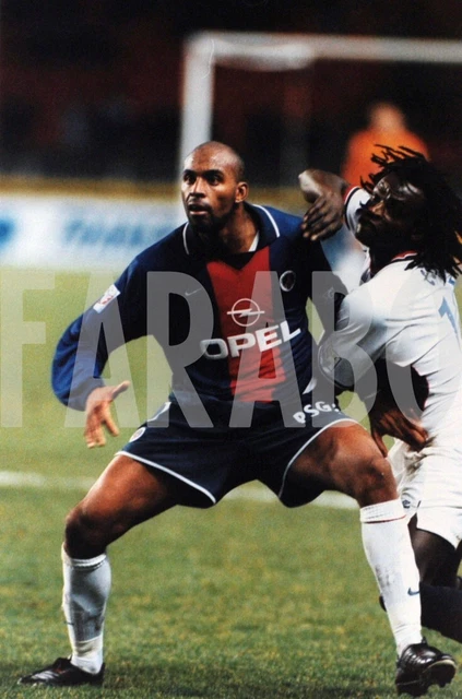 Photo Presse Vintage PSG Rai - Années 90 - Tirage Argentique 20x15 Cm - Farabola