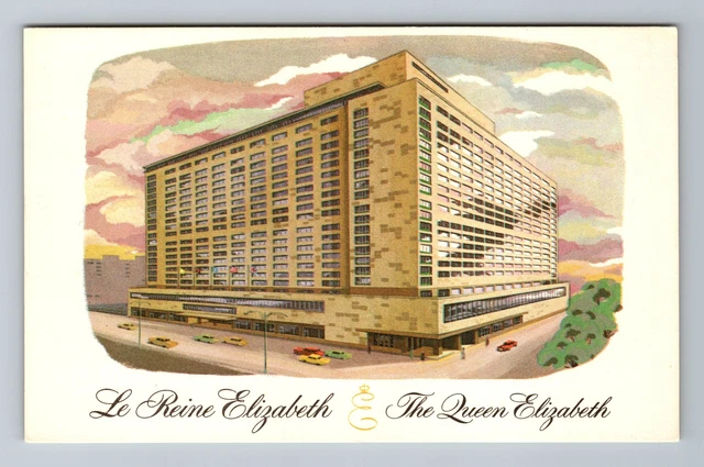 Montreal QC-Quebec, The Queen Elizabeth Hotel, , Vintage Postcard