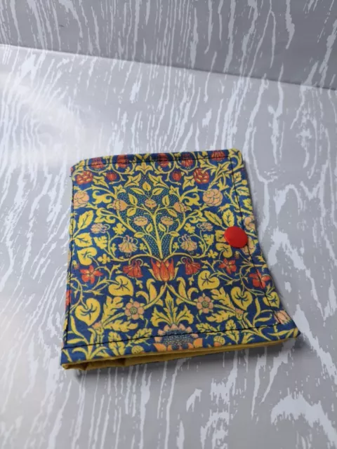 Handmade Needle Case Book Sewing Gift William Morris Fabric