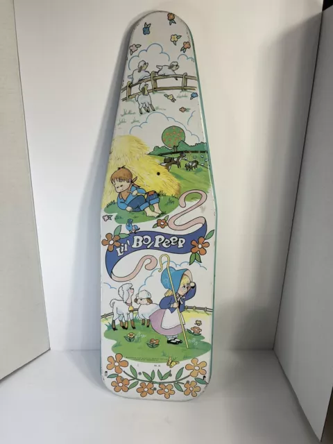 Wolverine Tin Lithograph Toy Ironing Board Featuring Little Bo-Peep wall  decor