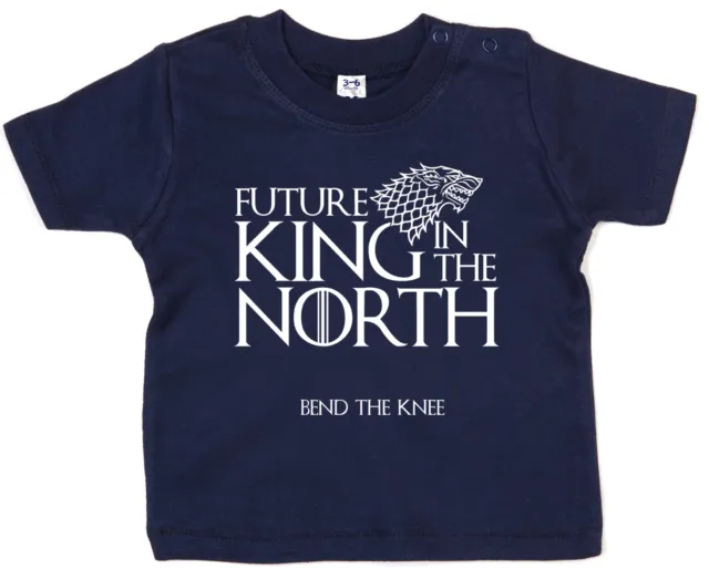 T-shirt bambino Game of Thrones ""Future King in the North"" divertente maglietta regalo
