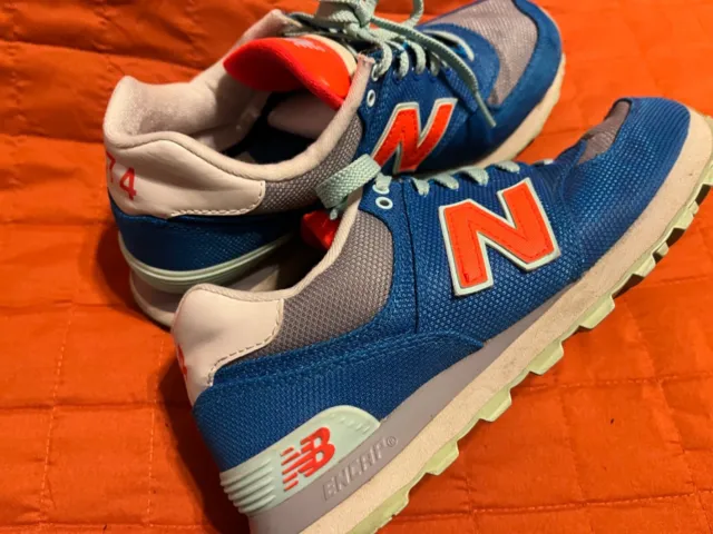 New Balance 574 Classic Winter Harbor Blue Womens Running Sneakers WOMENS SZ 9