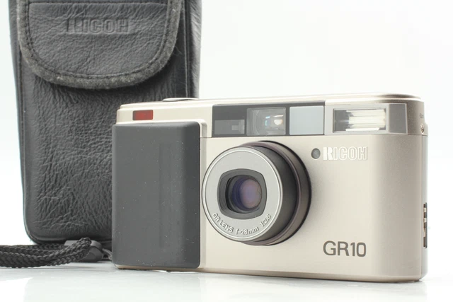 READ [N MINT] Ricoh GR10 Silver 28mm F2.8 Point & Shoot 35mm Film Camera JAPAN