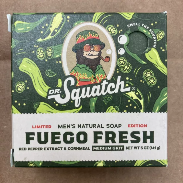 Dr. Squatch Limited Edition FUEGO FRESH Natural Soap Bar