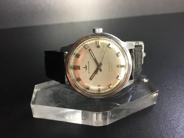 Dugena Diver Automatic Tropica Acero Calibre Eta 2451 "For Repair" "Vintage 1970