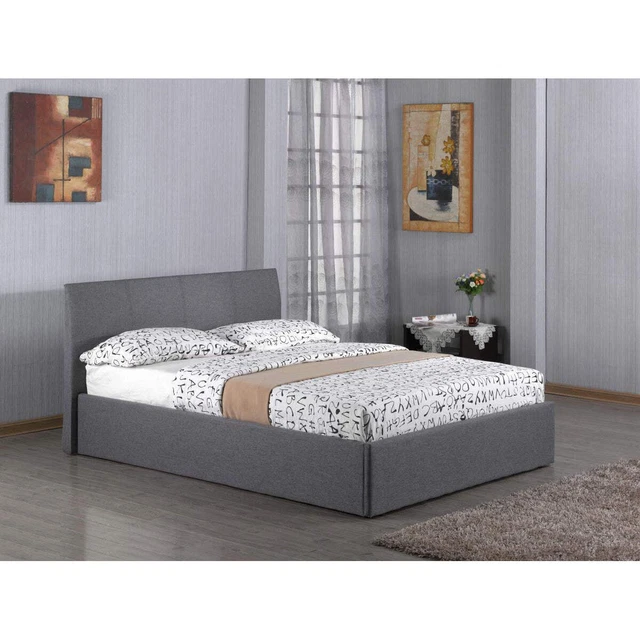 FUSION FABRIC STORAGE King Size Bed Grey £226.00 PicClick UK