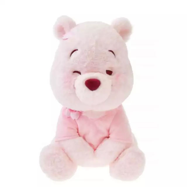 Winnie the Pooh stuffed toy (M) SAKURA cherry blossom Disney Store Japan New