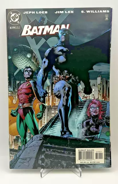 2003 DC Batman #619 1st App. Hush in Costume Tri Fold Cover Poster Key Jim Lee