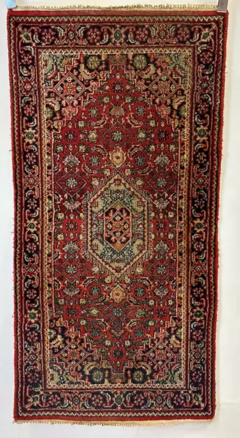 Wunderschöner Handgeknüpfter Orientteppich Bidjar 141x72cm carpet rug