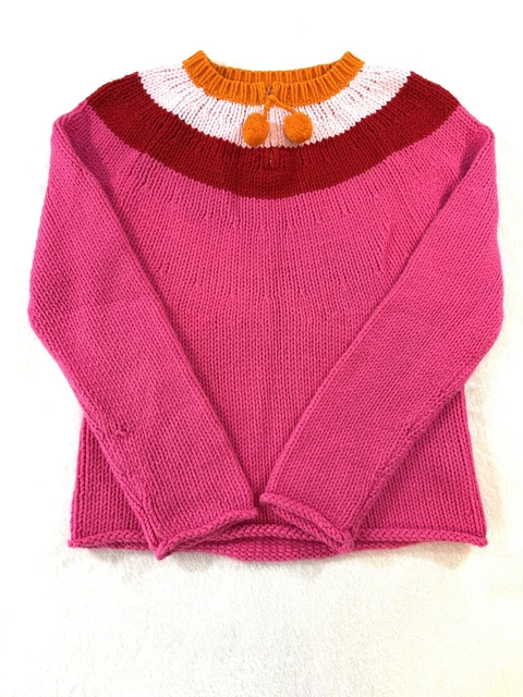 Pull Cachemire Câblé Marie Chantal Pour Fille - Rose, Taille 4 Ans, Neuf Avec étiquettes